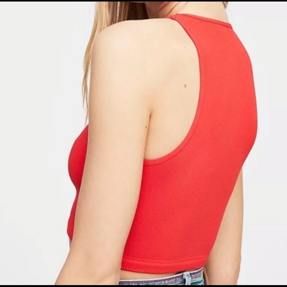 Free People brami cropped tank / bralette/ cami size M/L - Picture 4 of 7